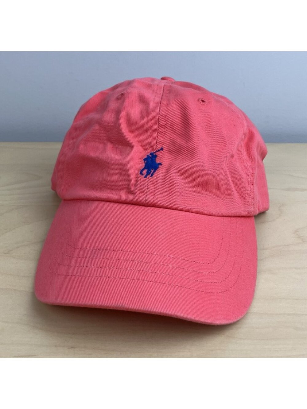 Polo Ralph Lauren Strapback Hat Pink Embroidered Pony Embroidered Logo